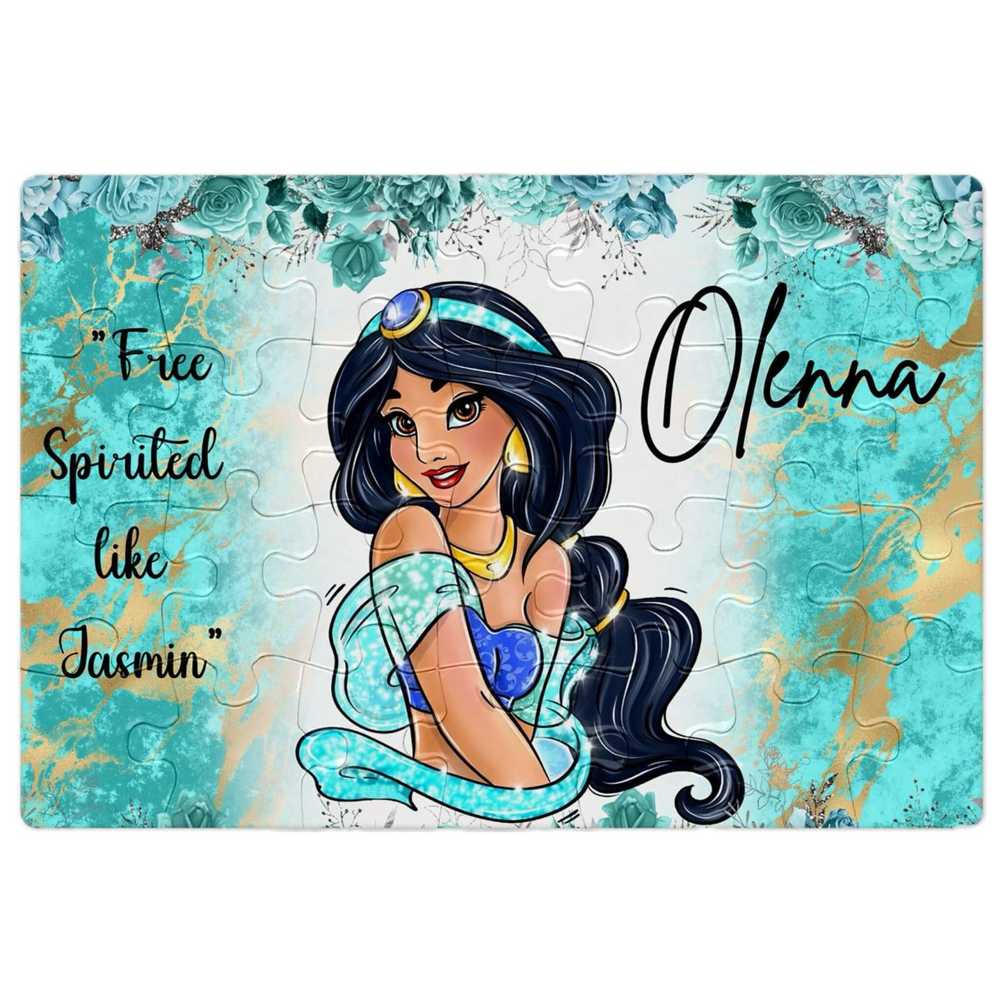 Personalized Princess Puzzle 12pc, 28pc, 48pc