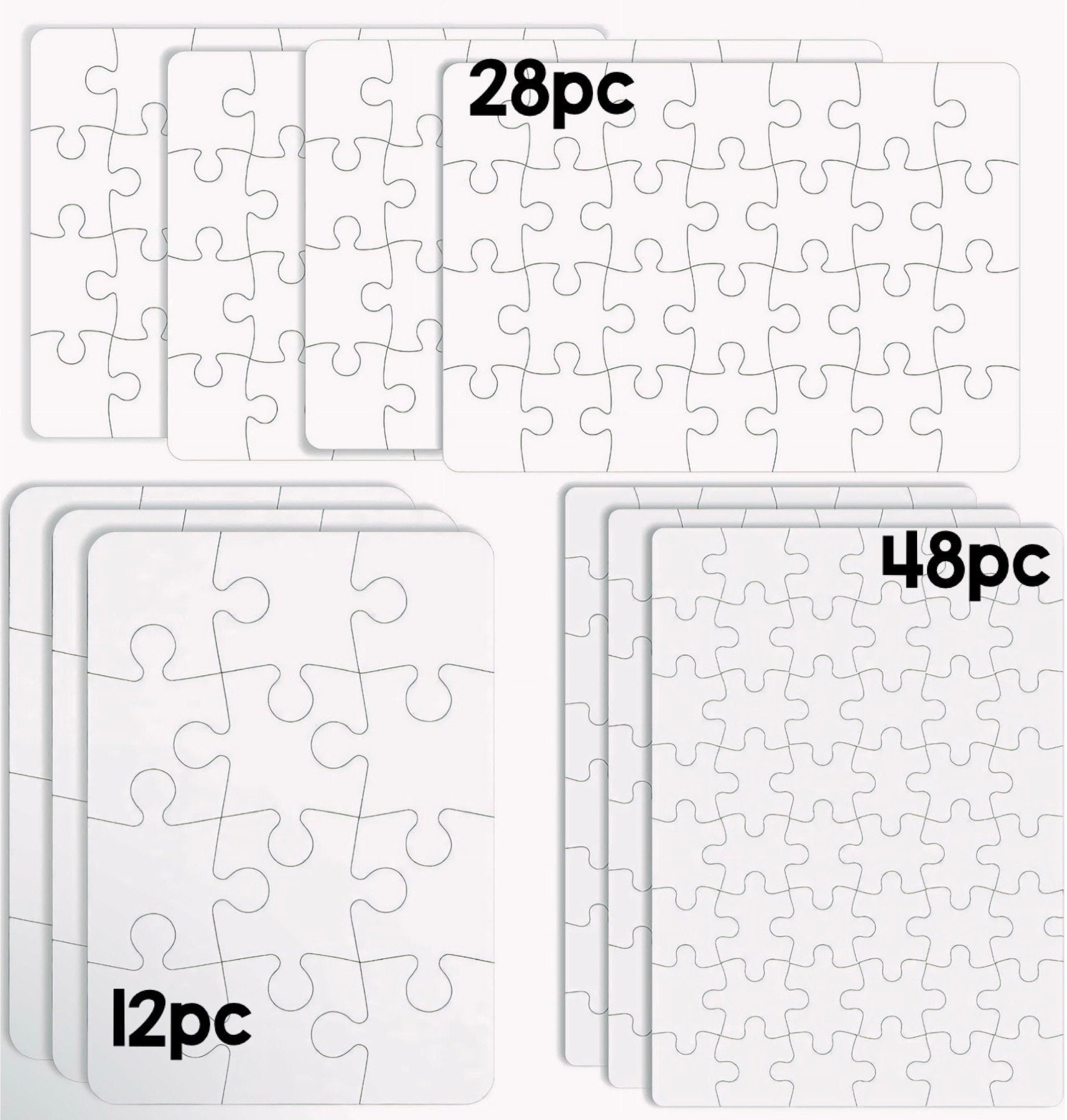 Personalized Storybook Princesses Puzzle Horizontal 12pc, 28pc, 48pc
